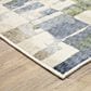 Oriental Weavers Tisdell TIS01 Blue and Green 2"3" x 7"6" Runner, , large