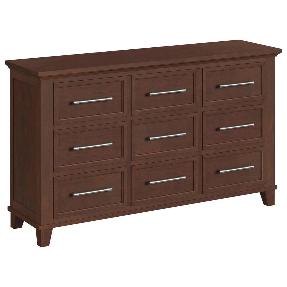 Mayberry Hill Canterbury 9-Drawer Dresser in Cherry, , large