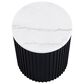 Crystal City Colvin End Table in Black and White, , large