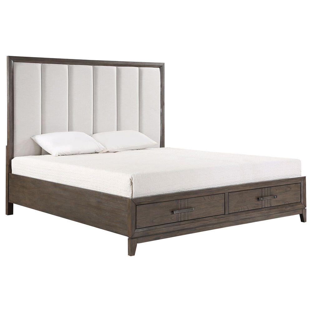 New Heritage Design Landon 4-Piece Queen Bedroom Set in Walnut, , large