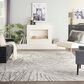 Nourison Rustic Textures Ivory and Grey 9"3" x 12"9" Area Rug, , large