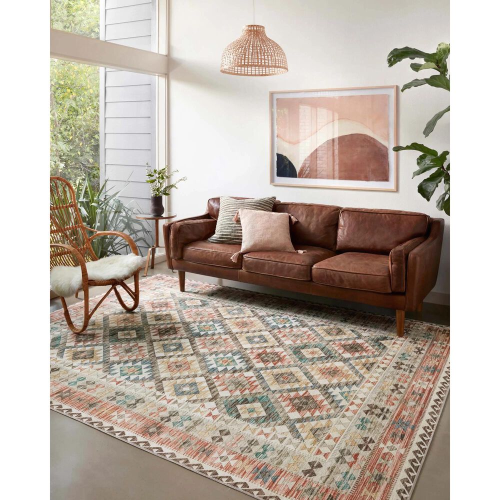 Loloi II Zion ZIO-04 8&#39;6&quot; x 11&#39;6&quot; Multicolor Area Rug, , large