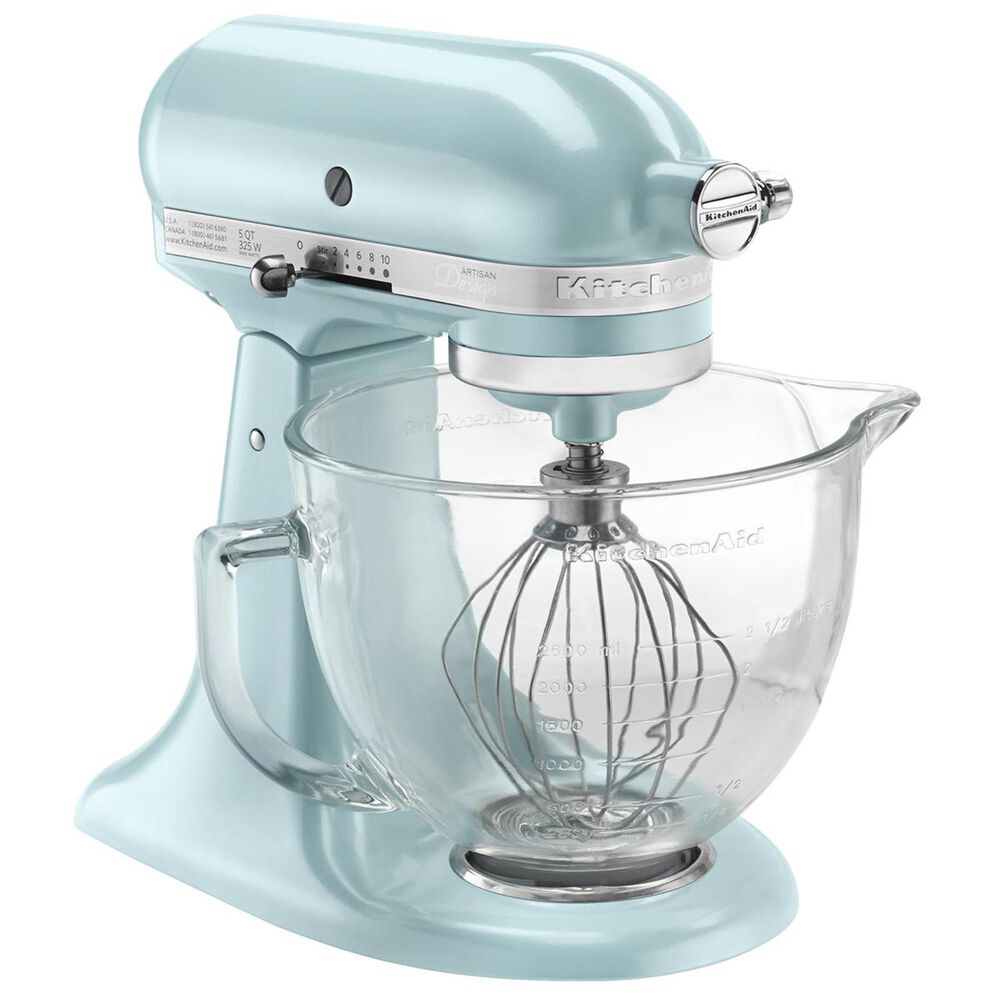 KitchenAid Artisan Design 5 Quart Stand Mixer with Glass Bowl ...