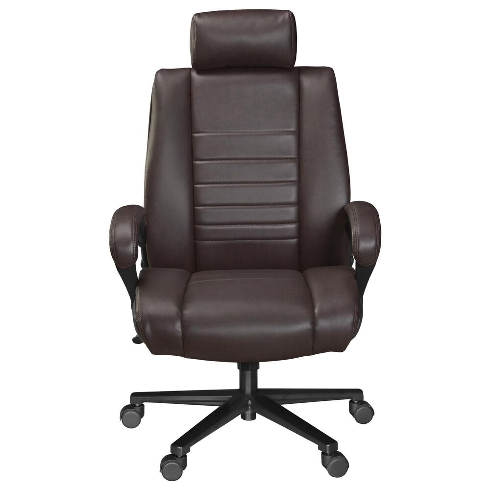 Regency Global Sourcing DuraForce Big and Tall Ergonomic Executive Office Chair in Brown, , large