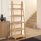 Linon Home Decor Charlotte 5-Shelf Ladder Bookcase in Natural, , large