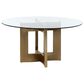 37B Lianne Dining Table in Gold - Table Only, , large