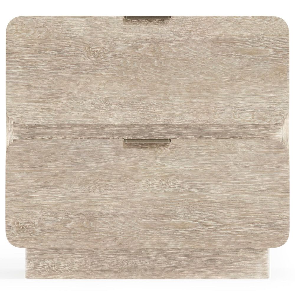 Bernhardt Antibes 5-Piece King Upholstered Panel Bedroom Set in Roz with USB Ports, , large