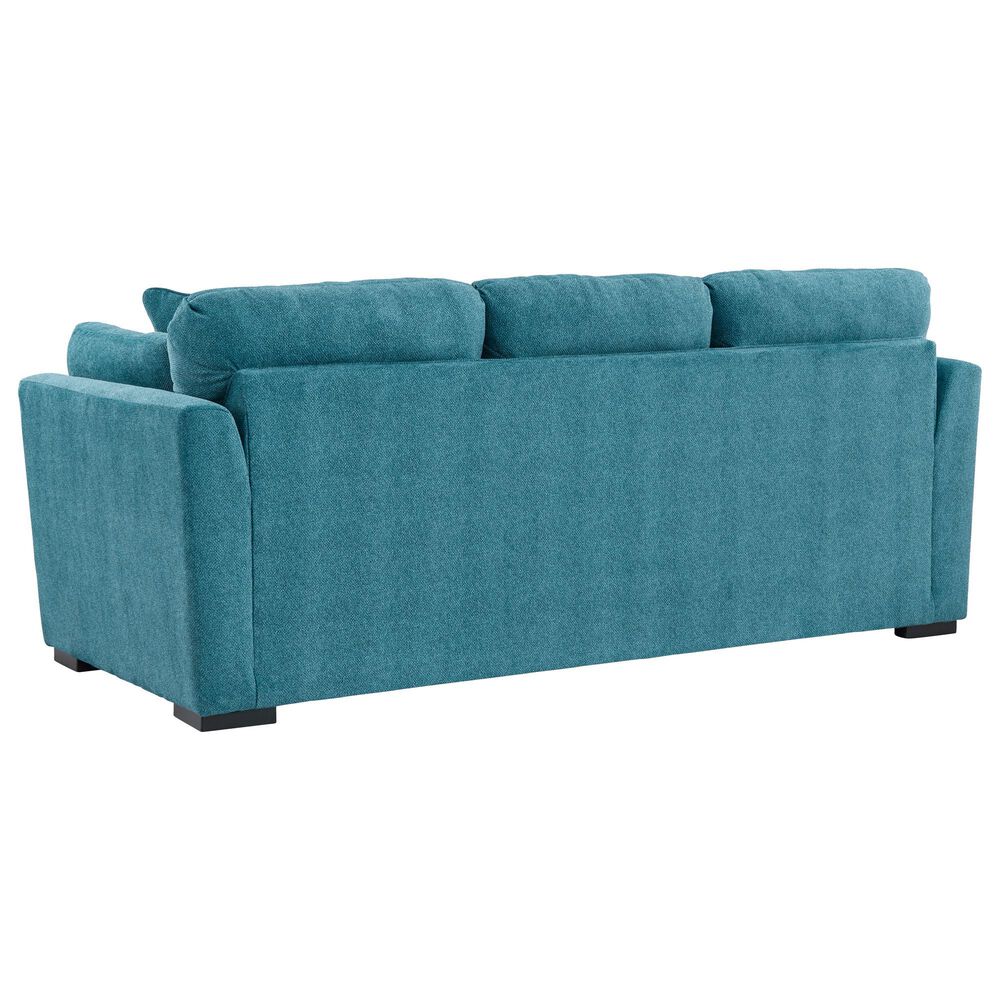 Ashley Keerwick Stationary Queen Sofa Sleeper in Teal, , large