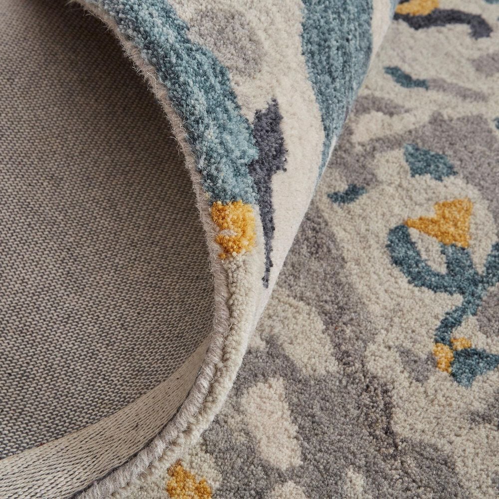 Feizy Everley 5&#39; x 8&#39; Gray Area Rug, , large