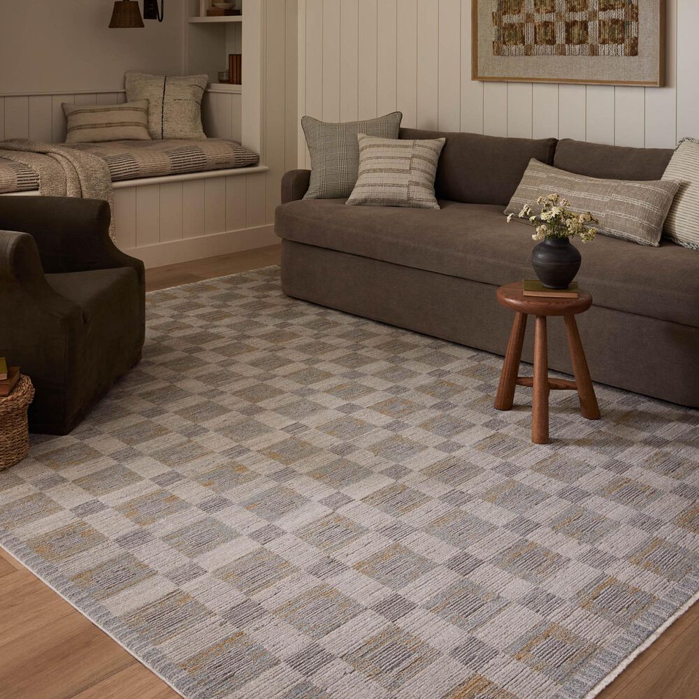 Amber Lewis x Loloi Cali 11&#39;6&quot; x 15&#39;7&quot; Mist and Wheat Area Rug, , large