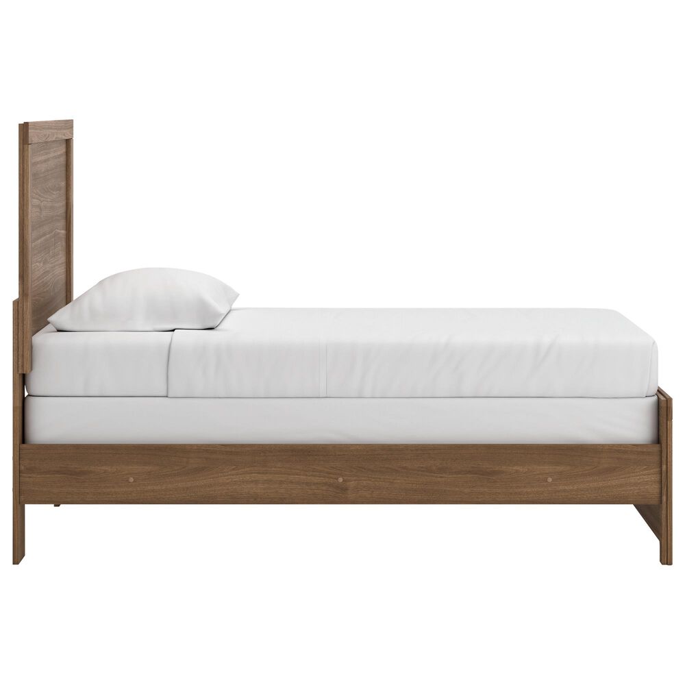 Ashley Broachmyn Twin Bed with Nightstand in Warm Auburn, , large