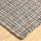 L&R Resources Natural Fiber 03305 9" x 12" Navy Area Rug, , large
