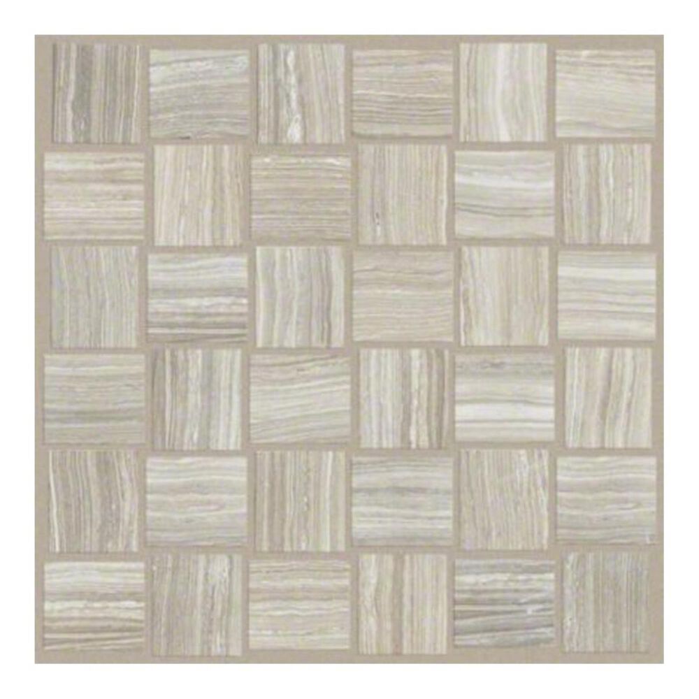 Shaw Rockwood Plank Quarry 12" x 12" Porcelain Mosaic Sheet, , large