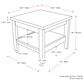 CorLiving Hollywood Side Table in Dark Grey, , large