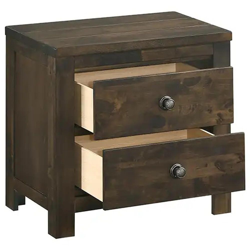 New Heritage Design Blue Ridge 3-Piece Bedroom Set in Rustic Gray, , large
