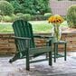 Ashley Sundown Shores Patio Adirondack Chair in Green, , large