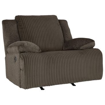 Ashley Top Tier Manual Rocker Recliner in Chocolate, , large