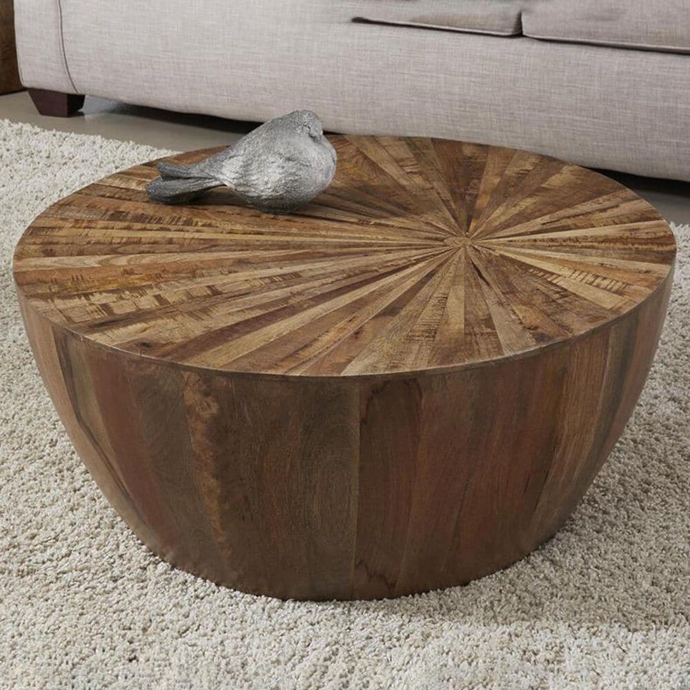 Linden Boulevard Del Sol Cocktail Table in Brown, , large