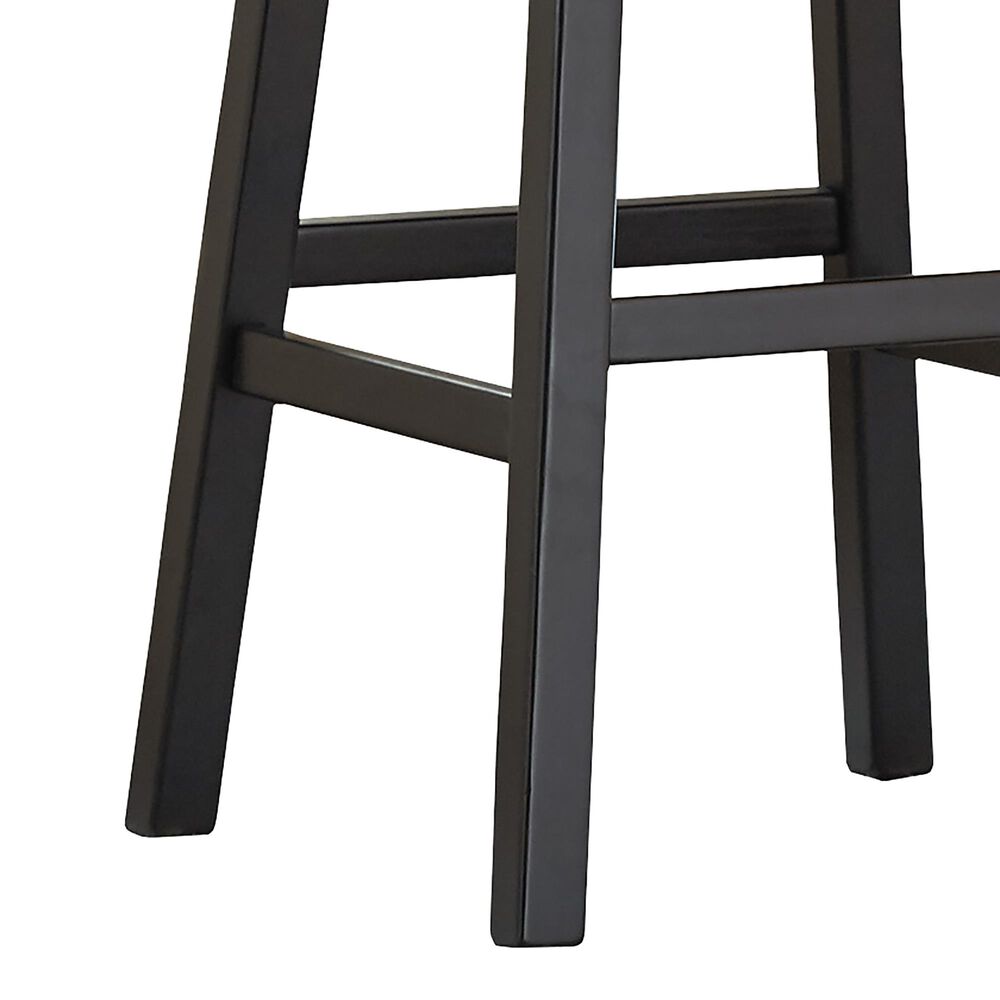Signature Design by Ashley Tallenger 31&quot; Swivel Barstool with Black Cushion in Dark Brown, , large