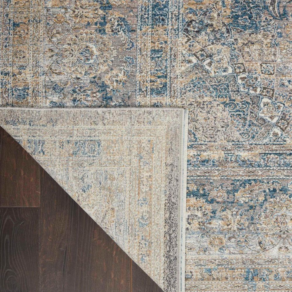 Nourison Starry Nights STN06 5&#39; x 7&#39; Cream and Blue Area Rug, , large