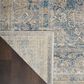 Nourison Starry Nights STN06 5" x 7" Cream and Blue Area Rug, , large