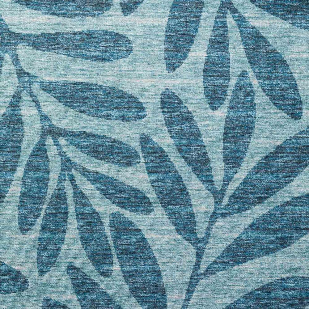 Dalyn Rug Company Sedona Floral 2&#39;3&quot; x 12&#39; Denim Indoor/Outdoor Performance Runner, , large