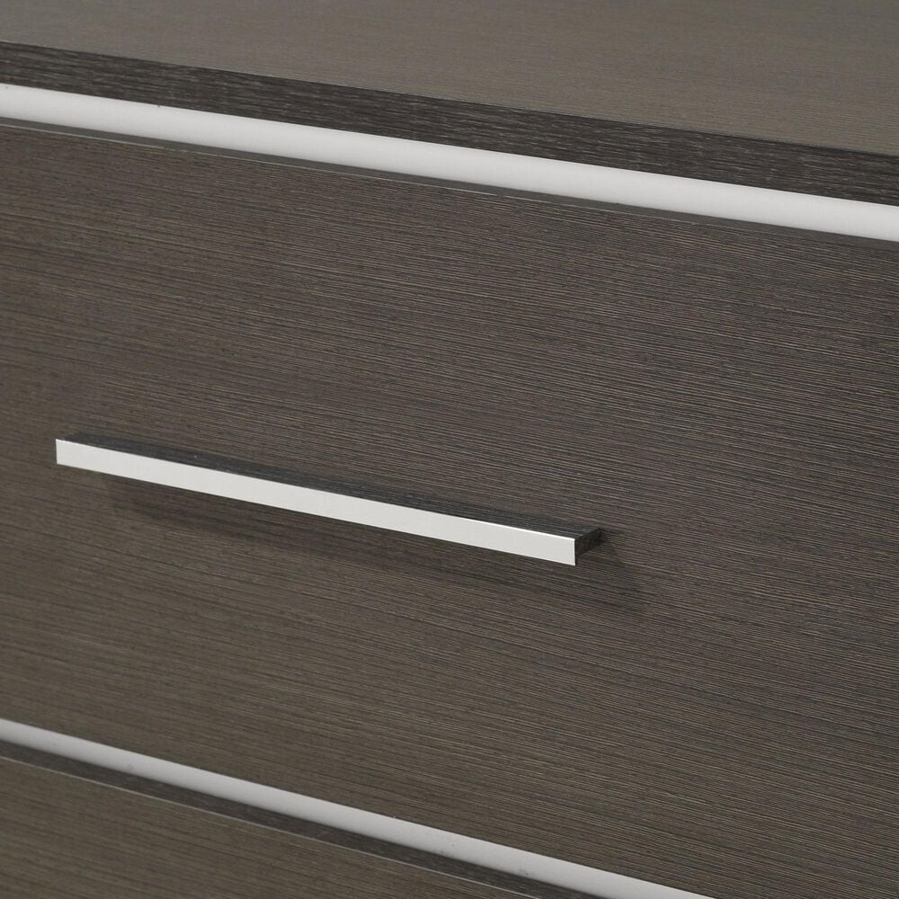 Crown Mark Sharpe Dresser in Gray Brown, , large
