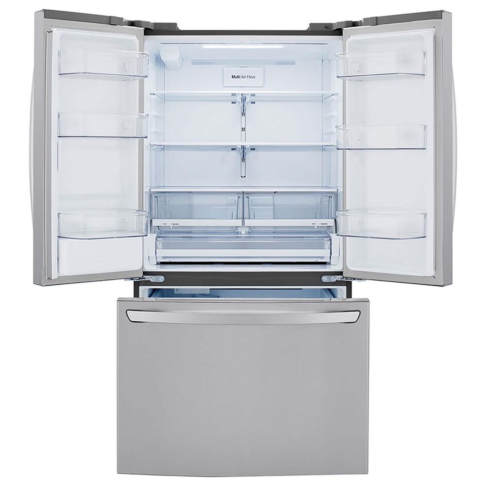 LG 29 Cu. Ft. French Door Refrigerator with Slim Design Water Dispenser in Print Proof Stainless Steel, , large