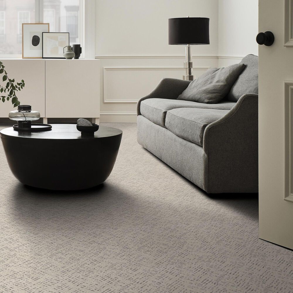 Shaw Favoured Path Carpet in Snowfall, , large