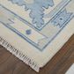 Feizy Karina 2"6" x 8" Ivory and Blue Runner, , large