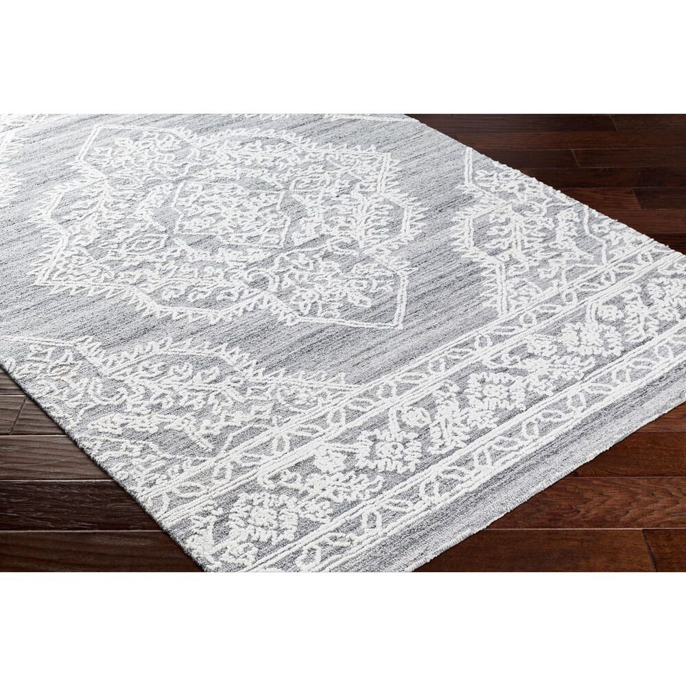 Surya Piazza PZZ-2301 8&#39; x 10&#39; White, Gray Area Rug, , large