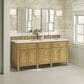 James Martin Vanities Lorelai 72" Double Vanity in Light Natural Oak with 3 cm Lime Delight Quartz Top, , large