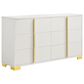Pacific Landing Marceline 4-Piece Queen Bed Set in White, , large