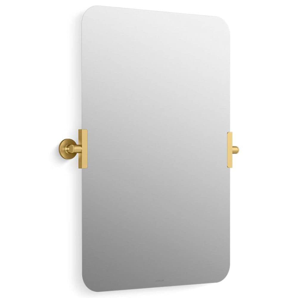 Kohler Castia 20" Rectangular Mirror in Vibrant Brushed Moderne Brass, , large