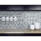 MS International Vista Azul 2" x 2" Hexagon on 13" x 11" Glass Mosaic Sheet, , large