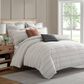Levtex Leo Stripe 3-Piece King Comforter Set in Black and Cream, , large