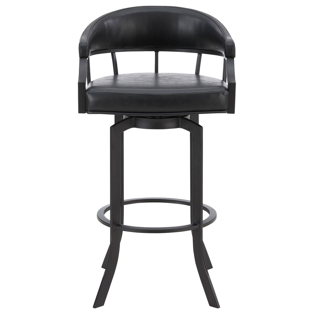 Blue River Pharaoh 26&quot; Swivel Counter Stool in Black, , large