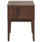 Safavieh Fidia 1-Drawer Nightstand in Dark Walnut, , large