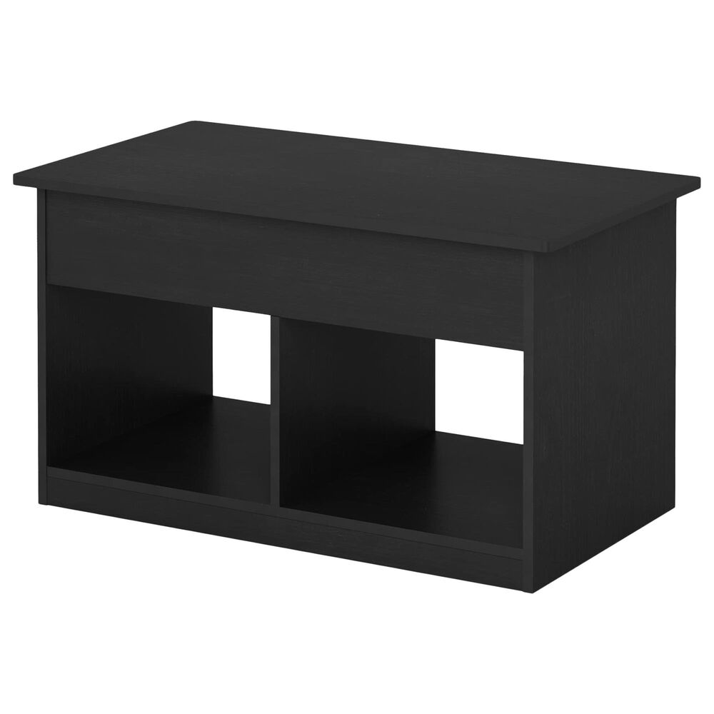HOMLUX 2-Cube Lift Top Coffee Table in Americano, , large