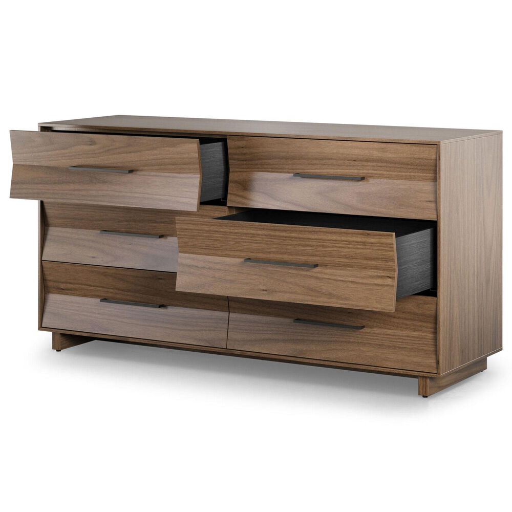 BDI Kava 6-Drawer Dresser Only in Natural Walnut, , large