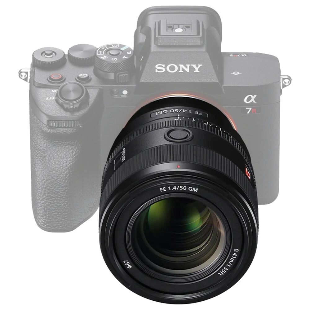 Sony FE 50mm f/1.4 GM Full-Frame Large-Aperture G Master Lens in Black, , large