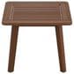 Jensen Outdoor Foundations 24" Square Side Table in Chocolate Brown, , large