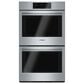 Bosch 800 Series 2-Piece Kitchen Package with Stainless Steel 30" Double Electric Wall Oven and 30" Black Induction Cooktop, , large