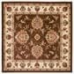 Safavieh Lyndhurst LNH555 6"7" Square Brown and Ivory Area Rug, , large