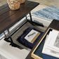 Ashley Darborn 3-Piece Occasional Table Set in Light Gray and Brown Cherry, , large