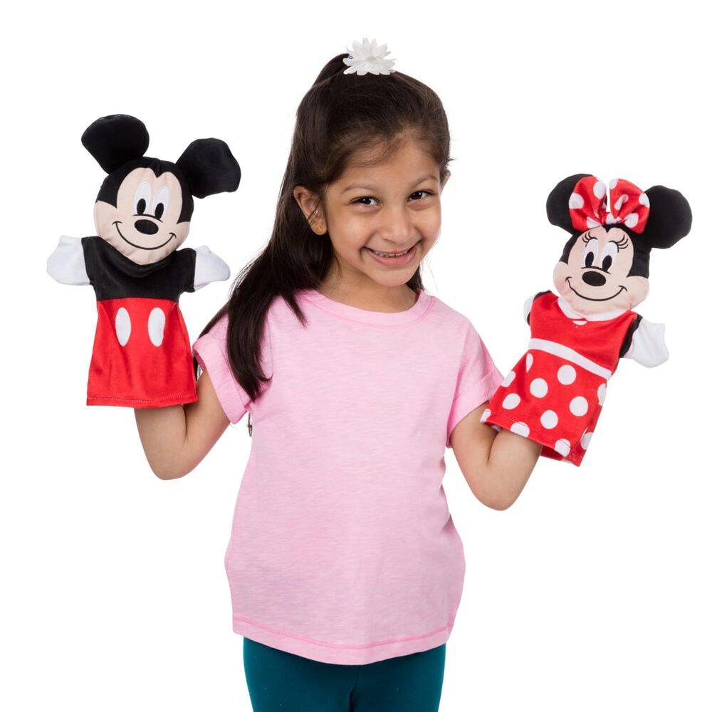 Melissa &amp; Doug Disney Mickey Mouse with Friends Soft - Cuddly Hand Puppets, , large
