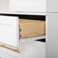 HOMLUX HOMLUX 78.2" Tall Farmhouse Kitchen Pantry Cabinet with 8 Door Shelves, Storage Cabinet with 3 Adjustable Shelves, 3 Large Drawers, Versatile Cupboard for Kitchen, Dining & Bathroom, Retro White, , large