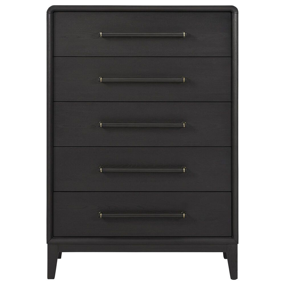 Sterling Timber Elure 5-Drawer Chest with Bar Pulls in Peppercorn, , large