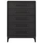 Sterling Timber Elure 5-Drawer Chest with Bar Pulls in Peppercorn, , large