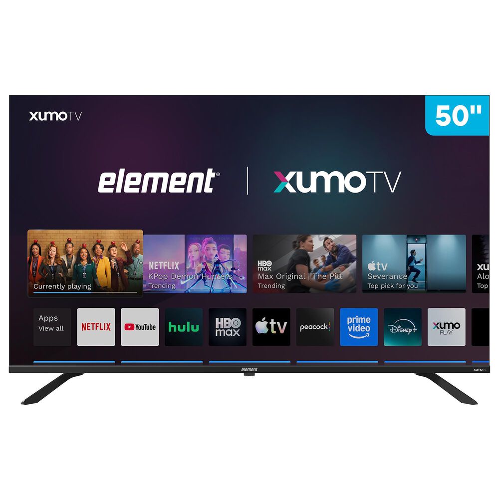 Element 50" 4K UHD HDR Xumo - Smart TV with 2.1 Channel Soundbar System in Black, , large